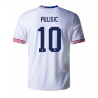 Forente Stater Christian Pulisic #10 Hjemmedrakt Copa America 2024 Kortermet